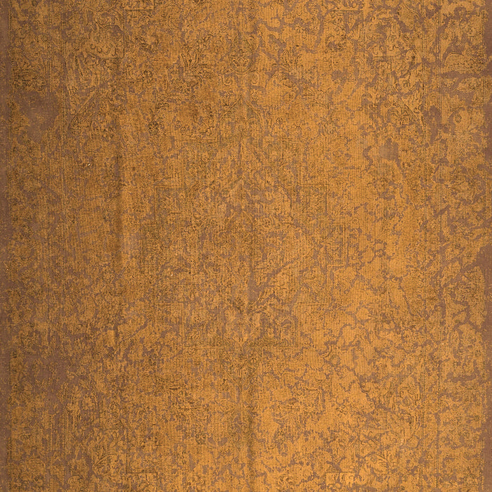 Serging Thickness of Machine Washable Persian Orange Bohemian Area Rugs, wshtr3665org