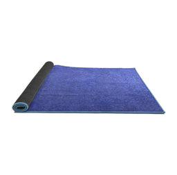 Sideview of Persian Blue Bohemian Rug, tr3665blu