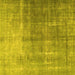 Square Persian Yellow Bohemian Rug, tr3666yw