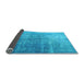 Sideview of Persian Light Blue Bohemian Rug, tr3666lblu