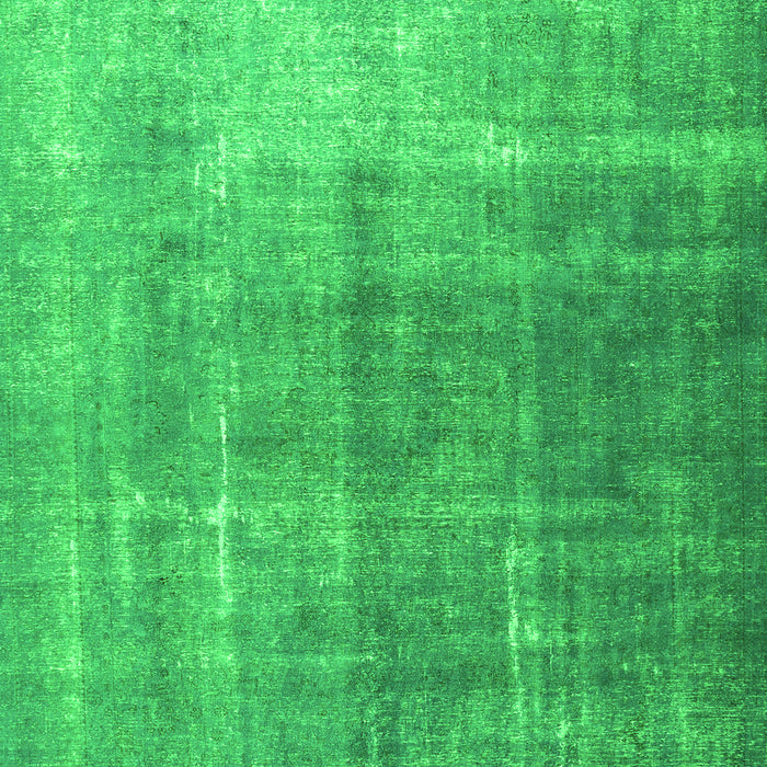 Serging Thickness of Machine Washable Persian Green Bohemian Area Rugs, wshtr3666grn