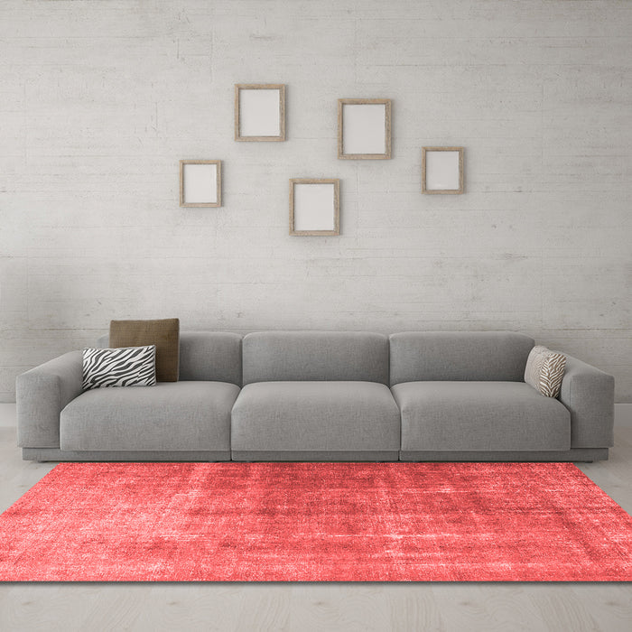 Bohemian Red Washable Rugs