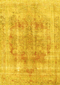 Persian Yellow Traditional Rug, tr3667yw