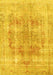 Persian Yellow Traditional Rug, tr3667yw