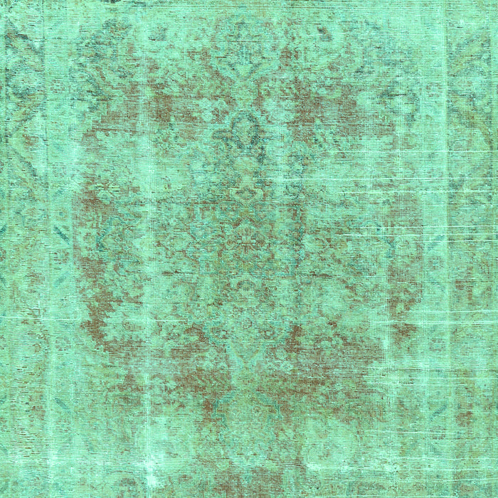 Machine Washable Persian Turquoise Traditional Area Rugs, wshtr3667turq