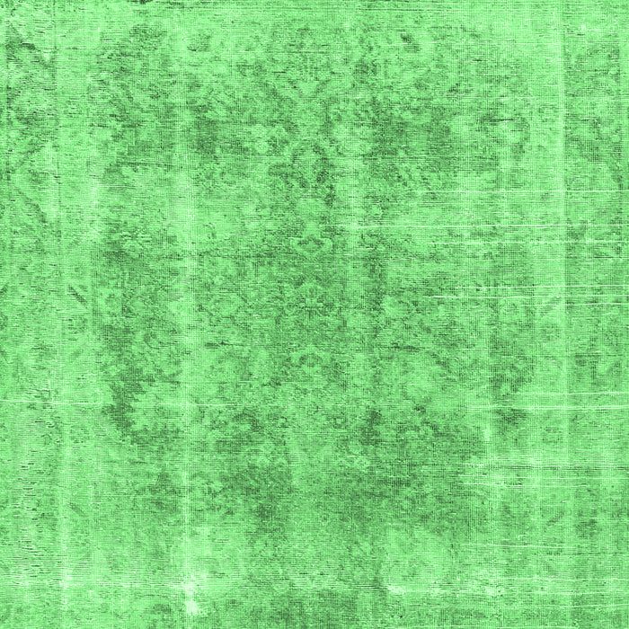 Machine Washable Persian Emerald Green Traditional Area Rugs, wshtr3667emgrn