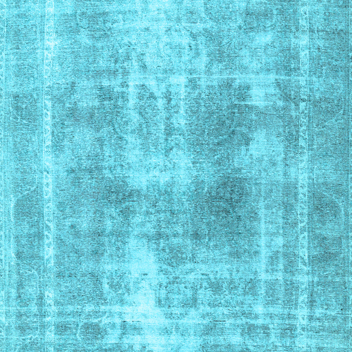 Machine Washable Persian Light Blue Traditional Rug, wshtr3668lblu
