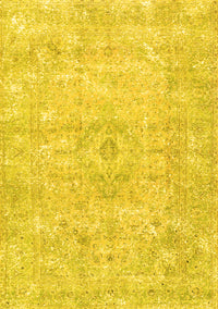 Persian Yellow Traditional Rug, tr3669yw