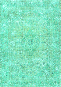 Persian Turquoise Traditional Rug, tr3669turq