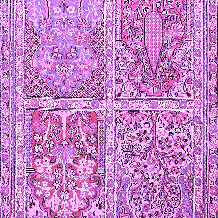 Machine Washable Persian Purple Traditional Area Rugs, wshtr366pur