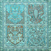 Square Persian Light Blue Traditional Rug, tr366lblu