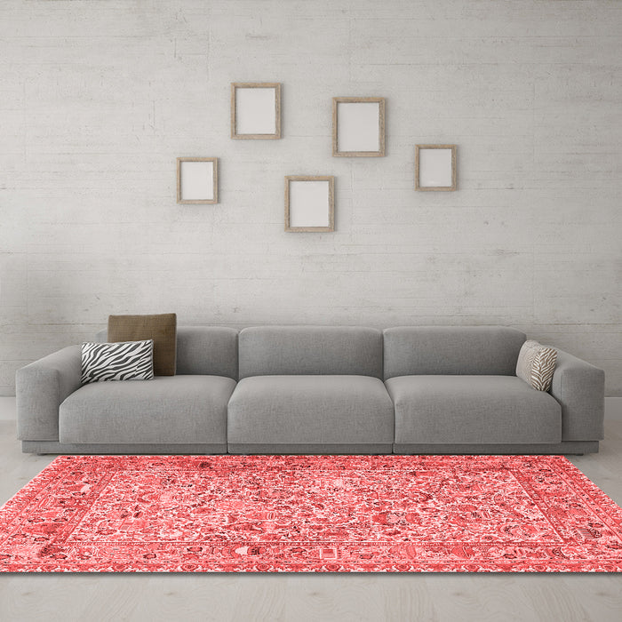 Traditional Red Washable Rugs
