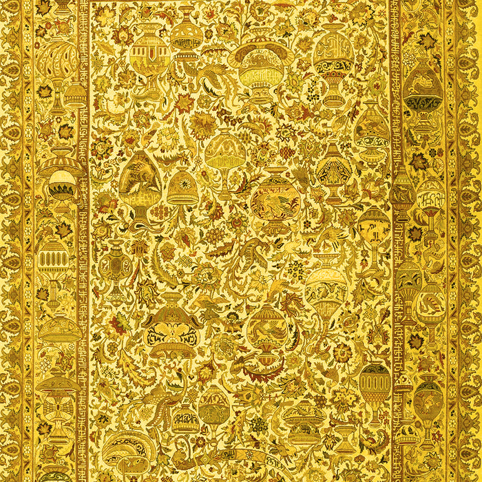 Persian Yellow Traditional Rug, tr3670yw
