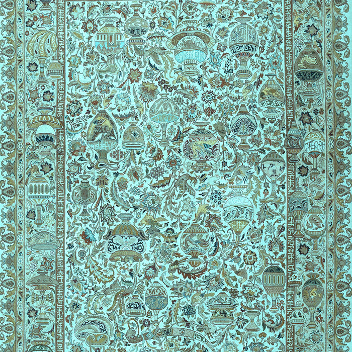 Persian Light Blue Traditional Rug, tr3670lblu