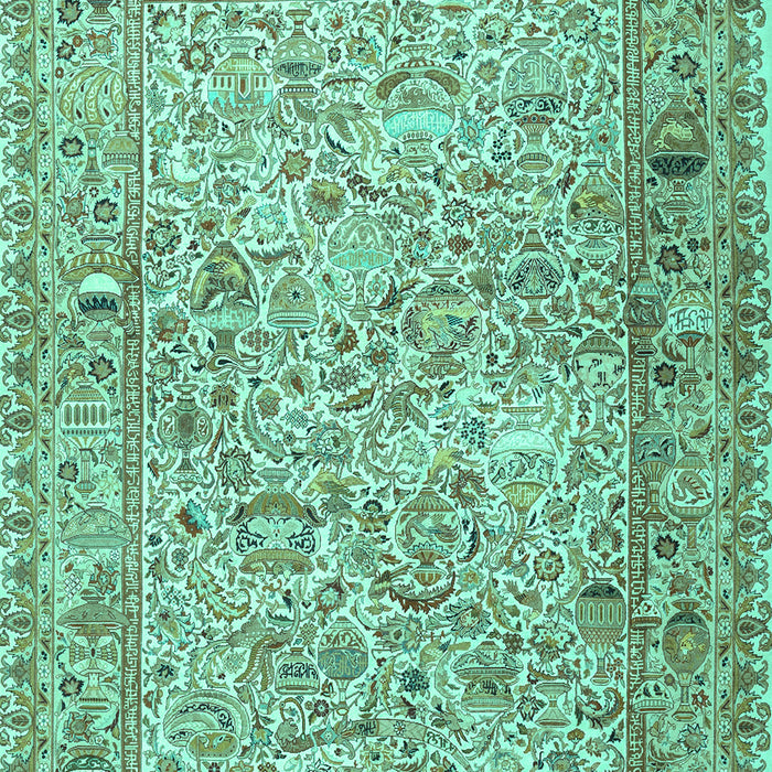 Persian Turquoise Traditional Rug, tr3670turq
