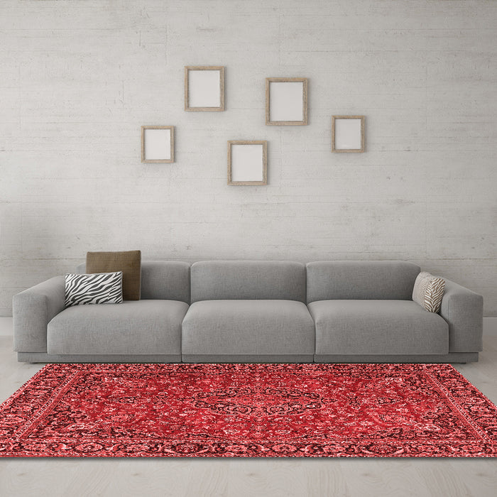 Traditional Red Washable Rugs