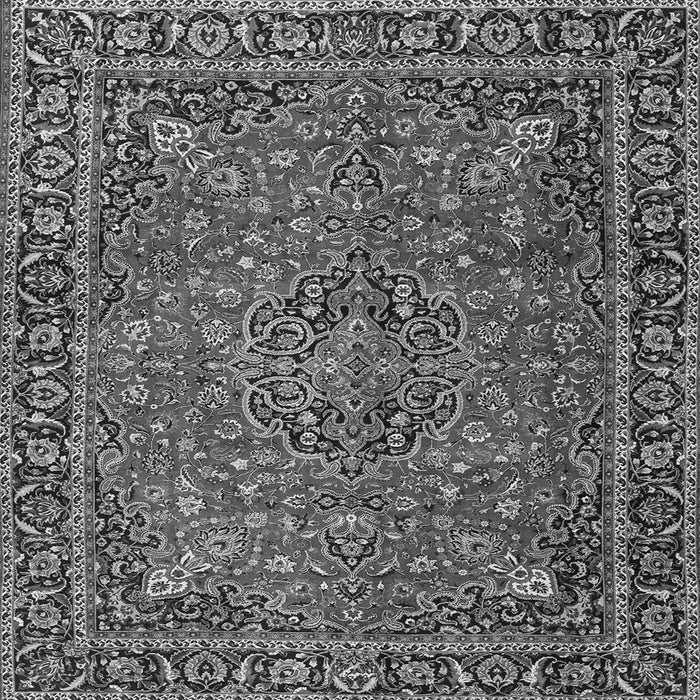 Serging Thickness of Persian Gray Traditional Rug, tr3671gry