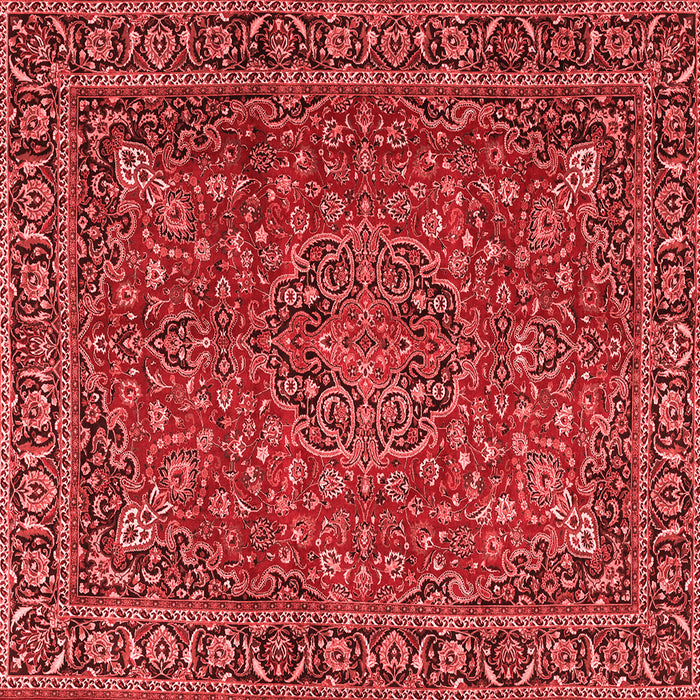 Machine Washable Persian Red Traditional Rug, wshtr3671red