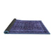 Sideview of Persian Blue Traditional Rug, tr3672blu