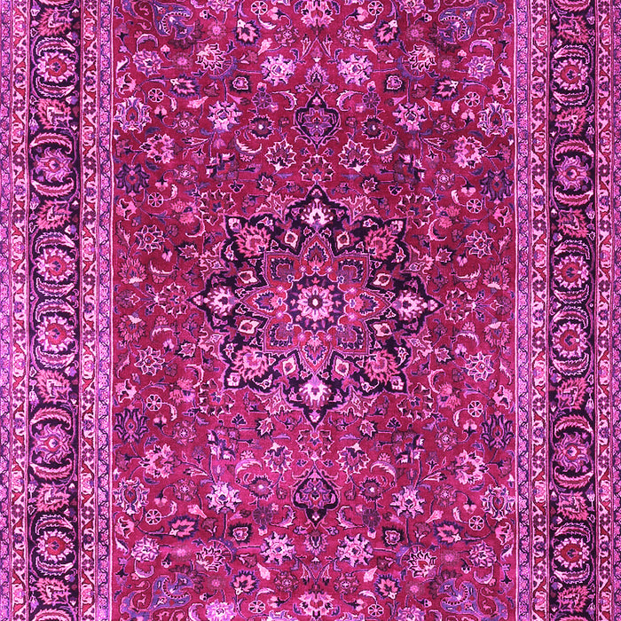 Machine Washable Persian Pink Traditional Rug, wshtr3672pnk