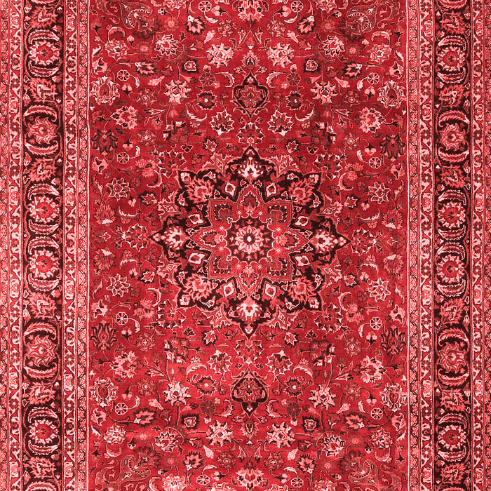 Machine Washable Persian Red Traditional Rug, wshtr3672red