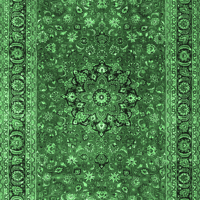 Persian Emerald Green Traditional Rug, tr3672emgrn