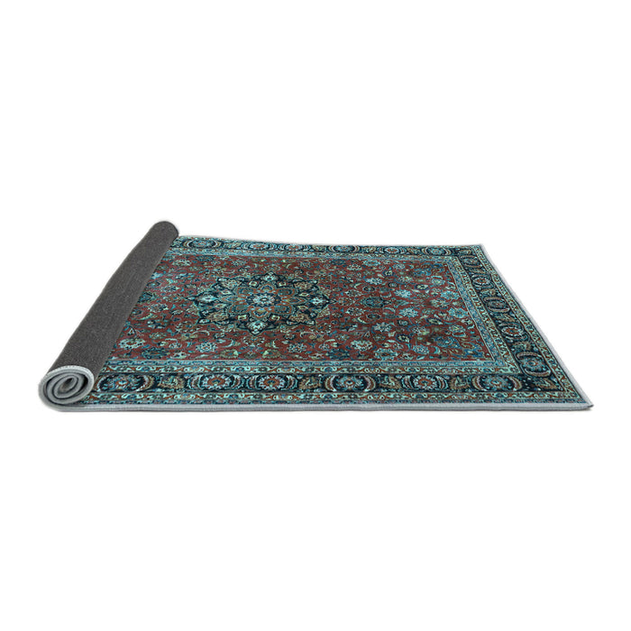 Sideview of Persian Light Blue Traditional Rug, tr3672lblu