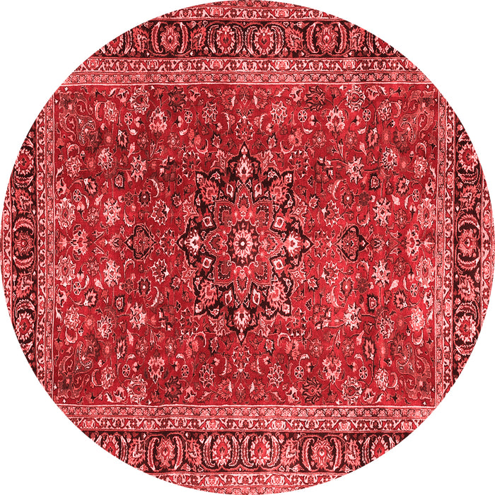 Machine Washable Persian Red Traditional Rug, wshtr3672red