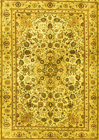 Persian Yellow Traditional Rug, tr3673yw