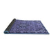 Sideview of Persian Blue Traditional Rug, tr3674blu