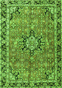 Persian Green Traditional Rug, tr3674grn