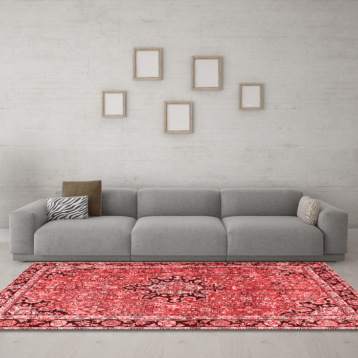 Traditional Red Washable Rugs
