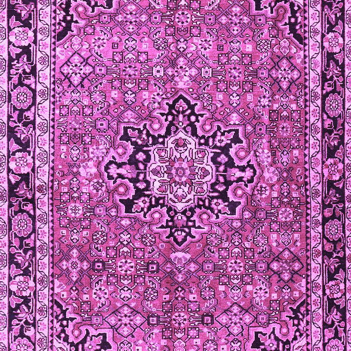 Machine Washable Persian Purple Traditional Area Rugs, wshtr3674pur