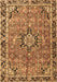 Persian Brown Traditional Rug, tr3674brn