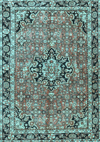 Persian Light Blue Traditional Rug, tr3674lblu