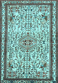 Persian Light Blue Traditional Rug, tr3675lblu