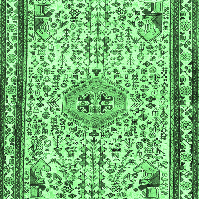 Persian Emerald Green Traditional Rug, tr3675emgrn