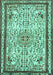 Persian Turquoise Traditional Rug, tr3675turq