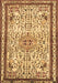 Machine Washable Persian Brown Traditional Rug, wshtr3675brn