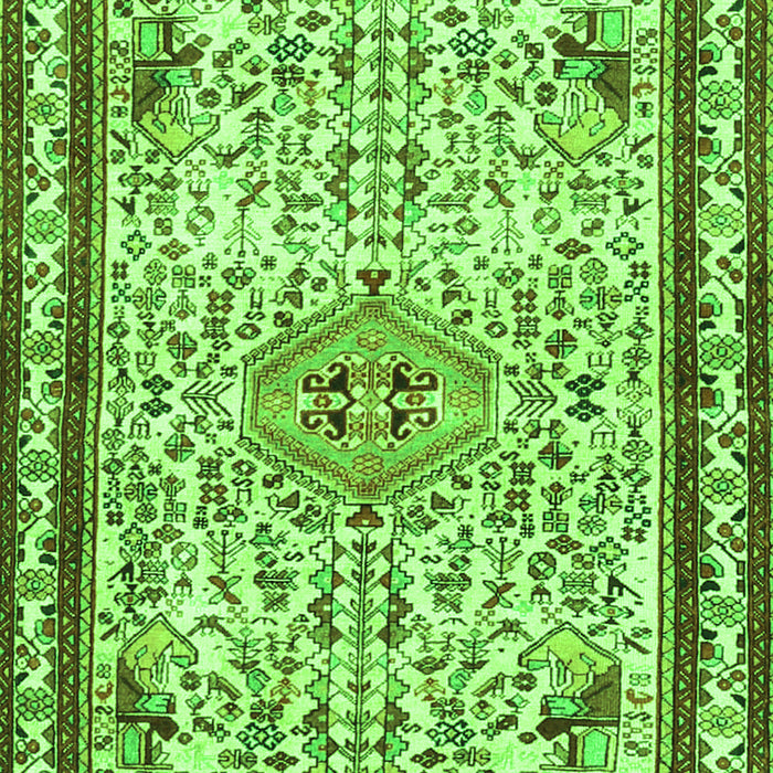 Persian Green Traditional Rug, tr3675grn