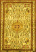 Persian Yellow Traditional Rug, tr3675yw