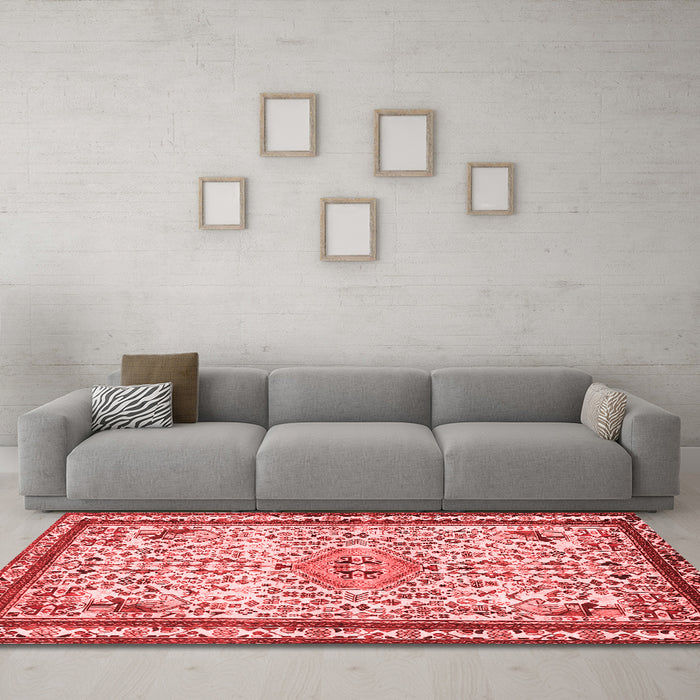 Traditional Red Washable Rugs