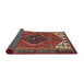 Sideview of Traditional Dark Almond Brown Persian Rug, tr3676