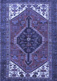 Persian Blue Traditional Rug, tr3676blu