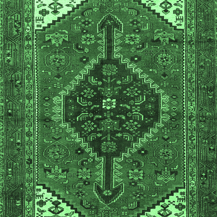 Persian Emerald Green Traditional Rug, tr3676emgrn