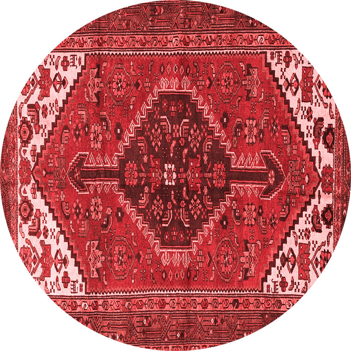 Machine Washable Persian Red Traditional Rug, wshtr3676red