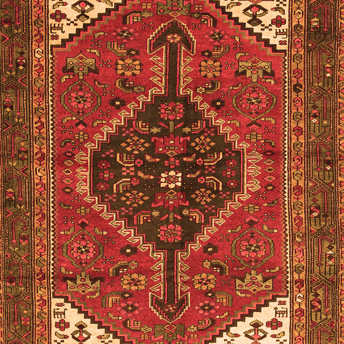 Persian Orange Traditional Rug, tr3676org