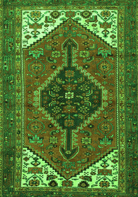 Persian Green Traditional Rug, tr3676grn