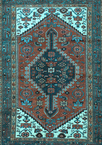 Persian Light Blue Traditional Rug, tr3676lblu