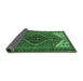 Sideview of Persian Emerald Green Traditional Rug, tr3676emgrn